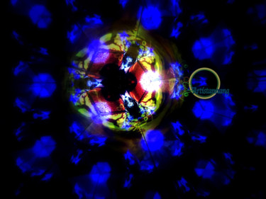 Digitale Kunst getiteld "Metamorphosis V" door Anna Ng, Origineel Kunstwerk, 2D Digital Work Gemonteerd op Aluminium