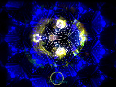 Digitale Kunst getiteld "Metamorphosis II" door Anna Ng, Origineel Kunstwerk, 2D Digital Work Gemonteerd op Aluminium