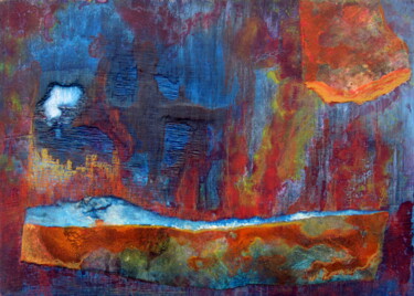 The forge of Hephaestus Painting titled "The forge of Hephae…" by Claudio Boczon, Original Artwork, Acrylic Mounted on Wood Panel