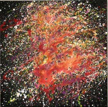 绘画 标题为“Amas d'étoiles” 由Karina Y, 原创艺术品, 丙烯