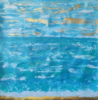 Let the Ocean touch the Sky Картина под названием "Let the Ocean touch…" - Vafa Majidli, Подлинное произведение искусства, Акрил