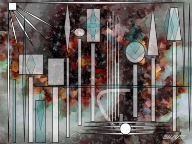 Digital Arts titled "Sentimental Crystal…" by Marc Bulyss, Original Artwork, Digital Painting