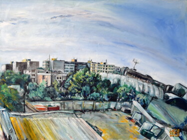 Painting titled "50 Barona Street" by Lucio Forte, Original Artwork, Oil