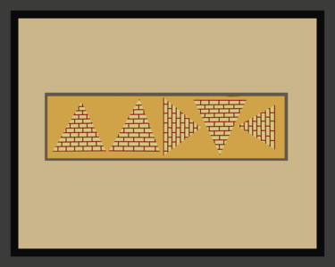 数字艺术 标题为“Pyramid Sequence St…” 由Gerald Shepherd F.F.P.S., 原创艺术品, 数字油画