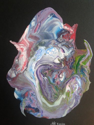 Schilderij getiteld "Screaming" door Marianne Huizinga, Origineel Kunstwerk, Acryl