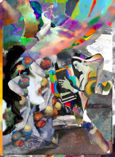 Digital Arts titled "Children of a Wakin…" by Devorah Rosen, Original Artwork, Digital Painting