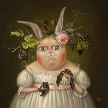 Bats-fancier. Print on canvas 50 cm.