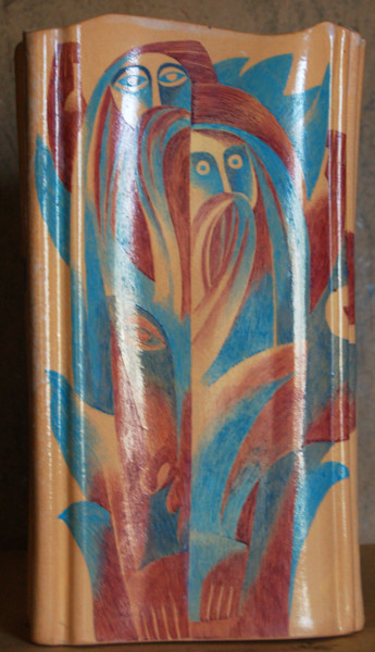 Skulptur mit dem Titel "без названия_18" von Oksana Prudnikova, Original-Kunstwerk, Ton