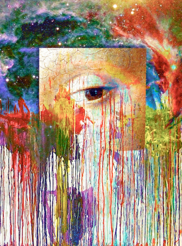 Arts numériques intitulée "Peindre l'univers" par Philippe Cadet, Œuvre d'art originale, Travail numérique 2D