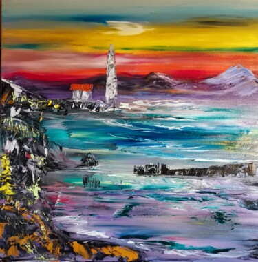 Peinture intitulée "Pharo" par Pascal Jung, Œuvre d'art originale, Huile