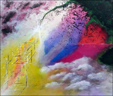 Peinture intitulée "#145 "Iniquité"" par Gwoo Milord, Œuvre d'art originale, Acrylique