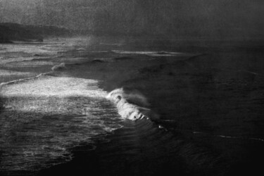 摄影 标题为“Surf à Biarritz....…” 由Philippe Berthier, 原创艺术品, 数码摄影