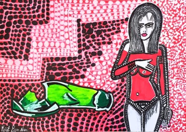 Israeli art Mirit Ben-Nun modern artist paintings/drawings 绘画 标题为“Israeli art Mirit B…” 由Mirit Ben-Nun, 原创艺术品, 墨