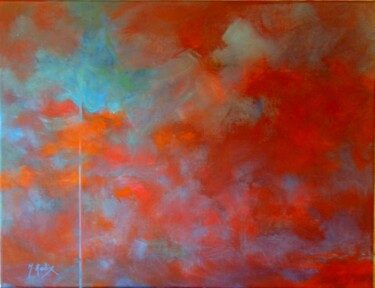 Peinture intitulée "Traces 2bis" par Michèle Radix, Œuvre d'art originale, Acrylique