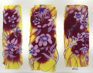 Peinture intitulée "18" par Elisabeth Tiffon (Eli TIFFON CUENCA), Œuvre d'art originale, Encre