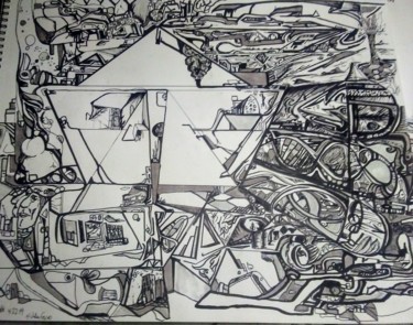 제목이 "This gets complex"인 그림 Martin Mulherin로, 원작, 잉크