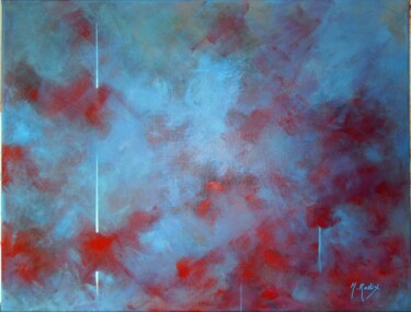 Peinture intitulée "Traces n°3 bis" par Michèle Radix, Œuvre d'art originale, Acrylique