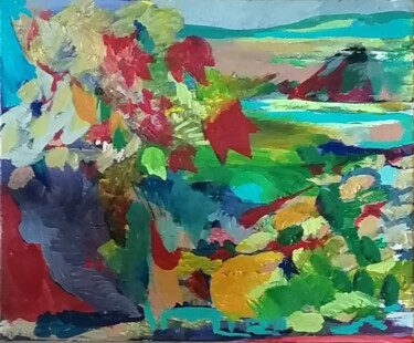 Expression minérale Peinture intitulée "Expression minérale" par Valérie Blum (Valery), Œuvre d'art originale, Acrylique Monté sur Châssis en bo…