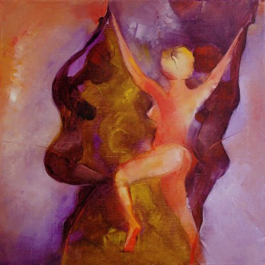 Peinture intitulée "RONDE DU FEU" par Philippe Graillot (TORGALLI), Œuvre d'art originale, Huile