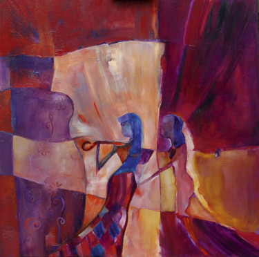 Peinture intitulée "PANTOMINE" par Philippe Graillot (TORGALLI), Œuvre d'art originale, Huile