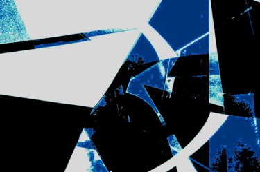 Photography titled "Through a Blue Crys…" by Llewellyn Berry, Original Artwork, Digital Photography