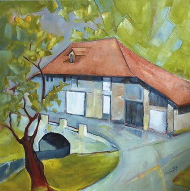 Peinture intitulée "LE MOULIN ST MURY" par Philippe Graillot (TORGALLI), Œuvre d'art originale, Huile