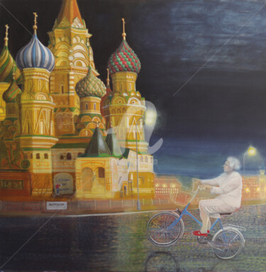 Malerei mit dem Titel "Totgesagte leben lä…" von Gabriele Roman, Original-Kunstwerk, Öl