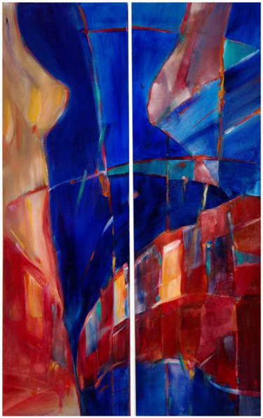 Peinture intitulée "TRAMREVE" par Philippe Graillot (TORGALLI), Œuvre d'art originale, Huile
