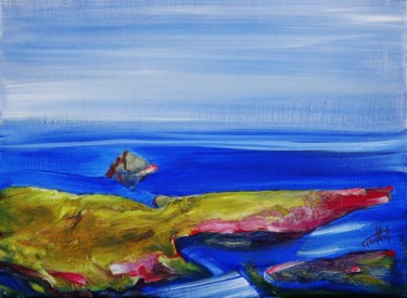 Peinture intitulée "MARATHOPOLLI" par Philippe Graillot (TORGALLI), Œuvre d'art originale, Huile