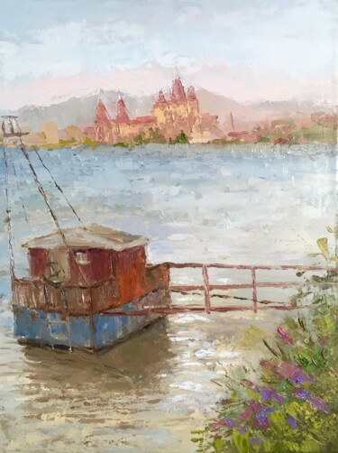 绘画 标题为“OLD FISHING BOAT” 由Vera Klimova, 原创艺术品, 油