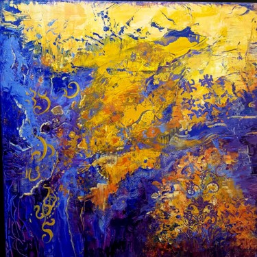 Peinture sur toile : L'ÉTÉ Peinture intitulée "Peinture sur toile…" par Danielle Alarcon Dalvin, Œuvre d'art originale, Acrylique