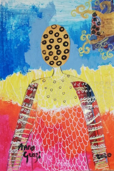 Le fils de la brodeuse 「Le fils de la brode…」というタイトルの絵画 Anna Graziによって, オリジナルのアートワーク, アクリル