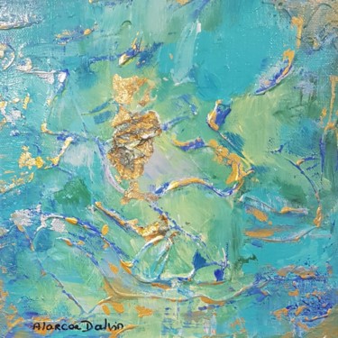 Peinture intitulée "OCEAN" par Danielle Alarcon Dalvin, Œuvre d'art originale, Acrylique