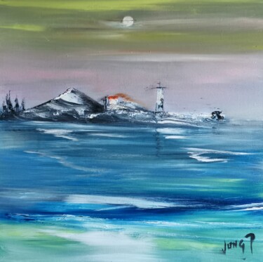 Peinture intitulée "Secret land" par Pascal Jung, Œuvre d'art originale, Huile