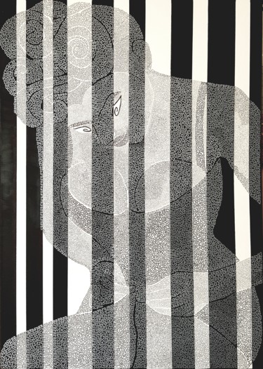 So sexy Drawing titled "So sexy" by Sonia Michel, Original Artwork, Ink