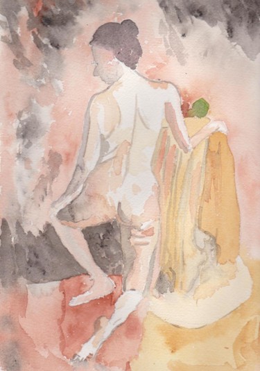 Femme accoudée