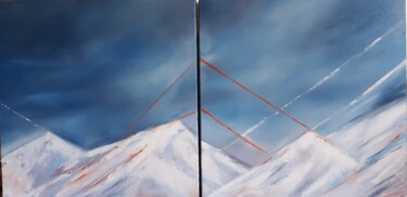 绘画 标题为“Intrusions” 由Sylvie Tricard, 原创艺术品, 油