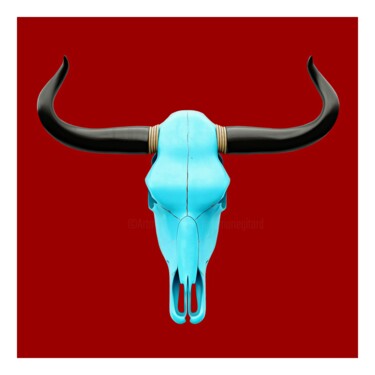 数字艺术 标题为“The Spanish Cow” 由Jean-Marie Gitard (Mr STRANGE), 原创艺术品, 数字拼贴