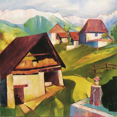 Peinture intitulée "MAS VIEUX" par Philippe Graillot (TORGALLI), Œuvre d'art originale, Huile