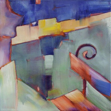 Peinture intitulée "AU BANC PUBLIC" par Philippe Graillot (TORGALLI), Œuvre d'art originale, Huile