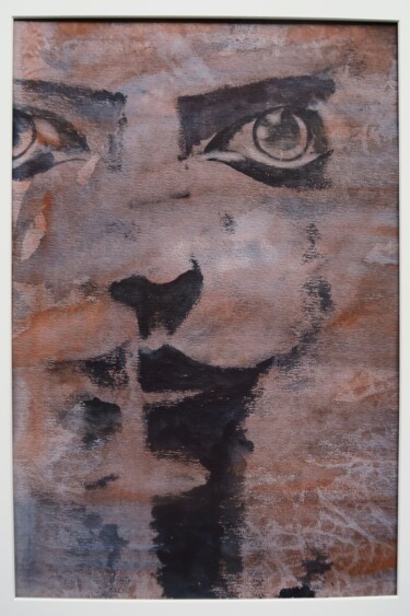 Pintura titulada "mysterious" por Claude Berghmans, Obra de arte original, Acuarela