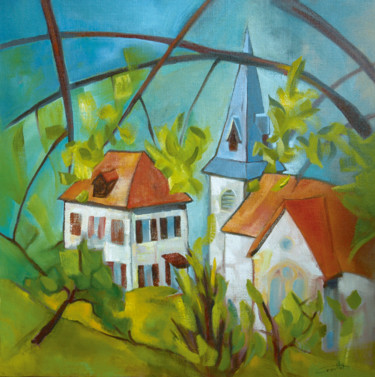 Peinture intitulée "ST MURY MONTEYMOND" par Philippe Graillot (TORGALLI), Œuvre d'art originale, Huile