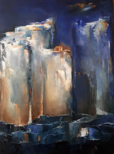 L' HEURE BLEUE 80 x 60 cm