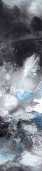 Painting titled ""The Deep" 深海墨道 #17…" by Lanying Yu, Original Artwork, Ink