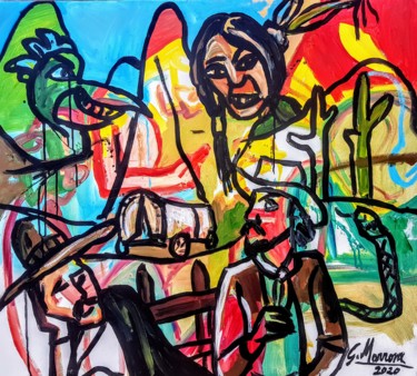 Pintura intitulada ""Senza titolo"" por Gianni Marrone, Obras de arte originais, Acrílico
