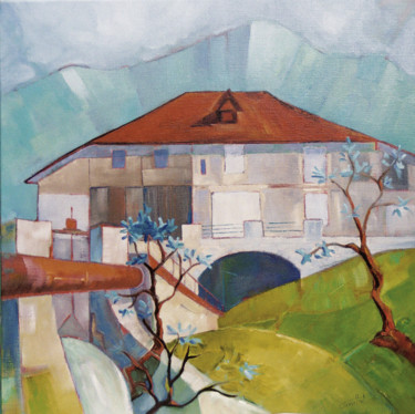 LE MOULIN DE ST MURY Peinture intitulée "LE MOULIN DE ST MURY" par Philippe Graillot (TORGALLI), Œuvre d'art originale, Huile