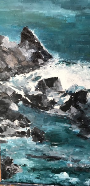 "Ressac" başlıklı Tablo Mary Angé-Raffray tarafından, Orijinal sanat, Petrol