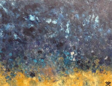Peinture intitulée "tempête" par Florence Coquet, Œuvre d'art originale, Acrylique Monté sur Châssis en bois