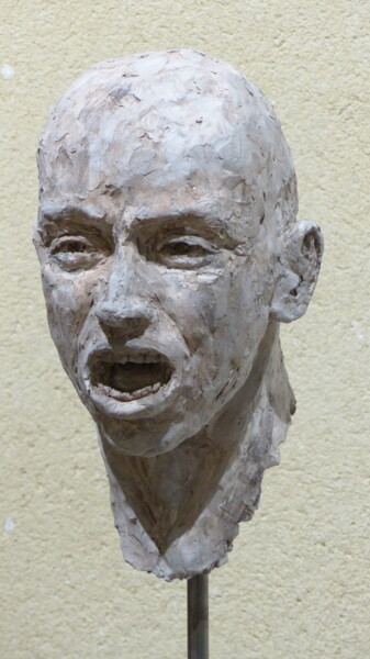 Sculpture intitulée "Expression I" par Edw Sculpture, Œuvre d'art originale, Terre cuite