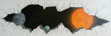 Peinture intitulée "From darkness to th…" par Trä  Abstract Painting, Œuvre d'art originale, Acrylique